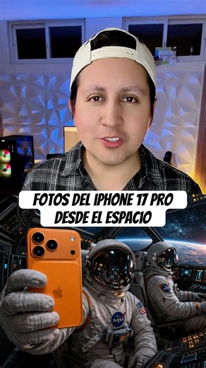 El iPhone 17 Pro Max en el espacio, las primera fotos tomadas en Artemis 2 #shorts