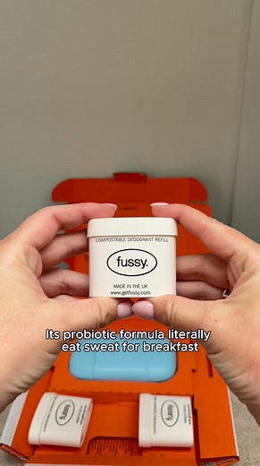 Still using antiperspirant? Switch to Fussy - The UK's Highest Rated Natural Deodorant, with a unique probiotic formula that keeps you smelling fresh all day. 💪 Packed with powerful, natural ingredients that are tough on odour but gentle on your skin. 🌍 Refillable keep case and plastic-free refills 🧪 24 hour odour protection backed by science 🌱 Natural and free from aluminium and parabens 🐰 Vegan and cruelty-free ⭐ Thousands of five star reviews 💰 30 day money back guarantee Your armpits d