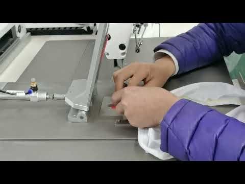 Intelligent lockstitch sewing machine Polo Shirt Hem Slit Sewing Machine No Skilled Workers Needed!