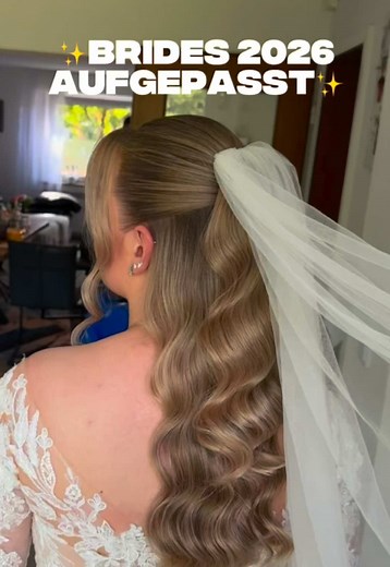 Halb offene Frisuren für Bräute – Tipps und Inspiration