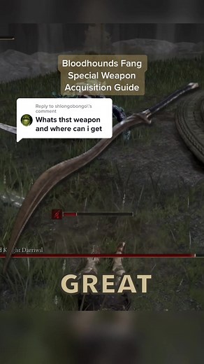 Reply to @shlongobongo How to Get The BloodHound’s Fang in EldenRing #eldenring #bloodhoundsfang #bloodhoundsfinnesse #earlygame #eldenringtutorial #eldenringweapon #sombersmithingstone #specialweapon #uniqueweapon #darksouls2 #darksouls3 #sekiro #bloodborne #big50 #robbyversace #gameguide #pushinp