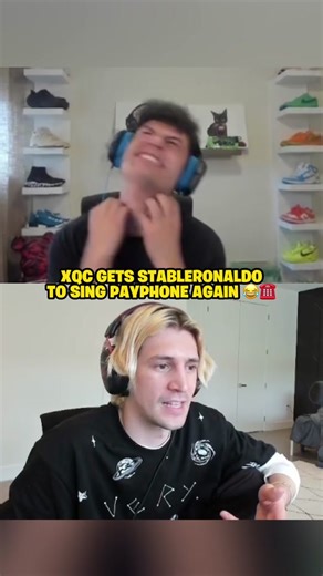 xQc got me to sing payphone 😭 (Twitch - StableRonaldo) #fyp #trending #viral #gaming #stableronaldo #xqc