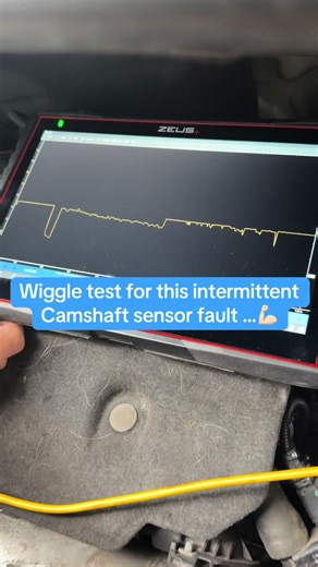 Camshaft Sensor Wiggle Test: Find Intermittent Wiring Faults Fast