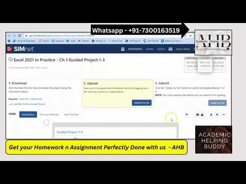 Excel Ch 1 Guided Project 1-3 Help - In Practice 2021/2024 Step-by-Step