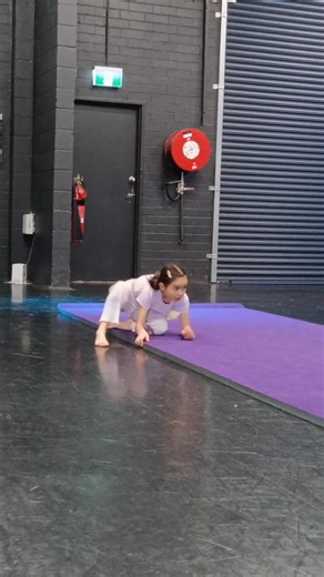 “Acro time at the dance studio! 🤸✨ Missy always gives it her all 💕” | Miss Bossy