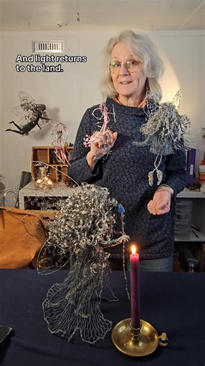 The light returns! Today is winter solstice and we are now in a period where the daylight hours will start getting longer. There is something exciting about this change for me. Perhaps it's going from dark to light... even if it will be the end of January before I'll notice a change in my part of Scotland. This dark time is good for slowing down, for reflection and perhaps gentle plans for things to come in the future. Happy solstice, whether you're in the Northern or Southern hemisphere! . . . 