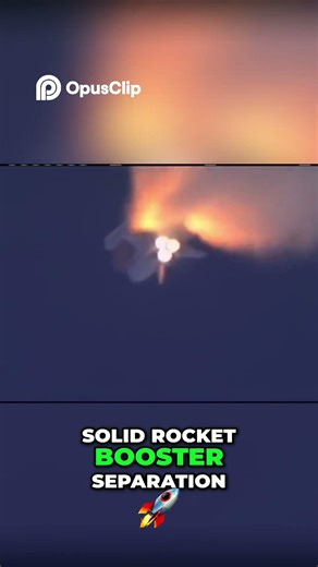 Rocket Booster Separation: Successful Staging Confirmed!