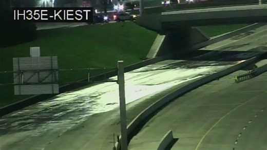 Several Dallas highways reopened after closing due to black ice