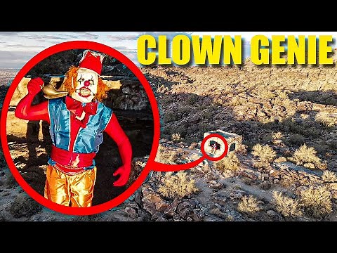 If your drone ever catches a GENIE CLOWN in a magic temple do not ask for wishes!! (he haunted us)