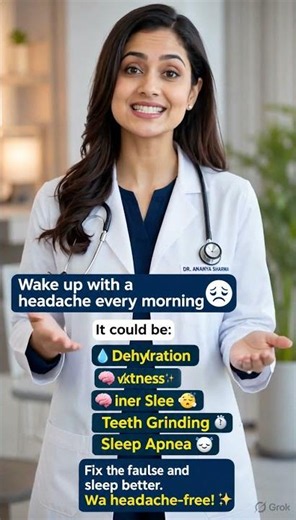 😴 Wake up with a headache every morning?