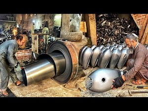 Amazing Manufacturing process of Motorcycle Fuel Tank With minimal tools