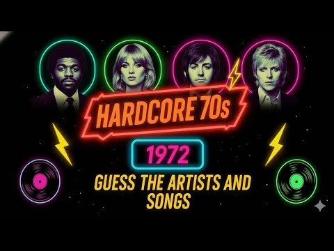 Hardcore 70s Music Quiz Guess the Artists and Songs 1972
