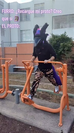 KaiiserWolfVT on Instagram: "Cuando no recargas a este FURRO (Protogen) 😔 #kaiserwolf #furry #furryfandom #furryinstagram #fursuit"