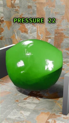 Satisfying 3D Ball Compression! #satisfying #blender3d #3danimation