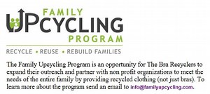 Bra Recycling / Donations at The Fitting Room Help Women in Need