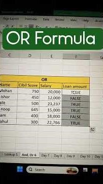 OR formula in Excel / how to use OR formula step by step , logical formula explained