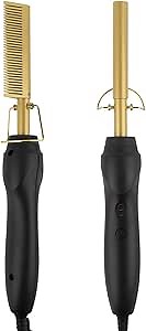 Hot Comb Professional Electric Straight Comb Electric Heating Comb Hair Straightener for Stylist and Salon at Home