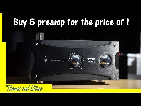Super affordable Musical Paradise MP-701 tube preamp