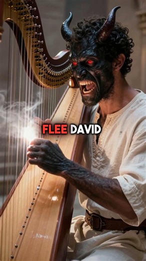 Do you know David's Harp Was in fact Spiritual Warfare Against Demons #shorts #history #bible #story