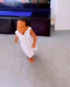 CUTE AFRICAN BABY DANCE TAMIL SONG WITH HER FATHER | Cili Padi Is My Buddy