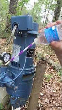 Get Air Out Of Well Pump - Free!!!