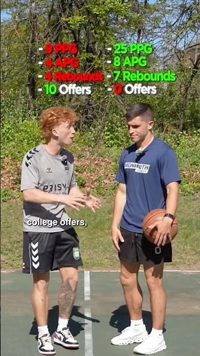 0 offers ❌ vs. D1 Recruit ✅••• #collegeathletics #CollegeRecruiting #ncaa