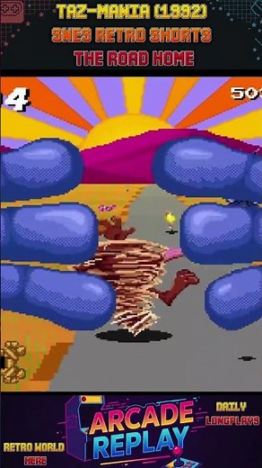 🎮 Taz-Mania (1992) – SNES Retro Shorts | The Road Home #retroshorts #snesarchive #snes