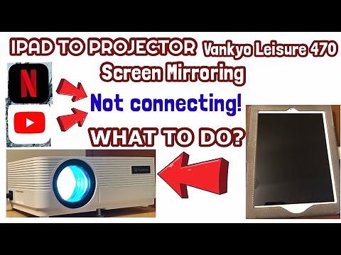 HOW TO CONNECT IPAD TO PROJECTOR( VANKYO LEISURE 470 )