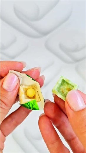 Unwrapping a Green Dice Candy 🎲💚 | ASMR No Talking #shorts