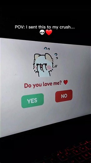 Your crush can’t reject you if you send them THIS 😭❤️ Make your move with a cute interactive love surprise they’ll never expect 👀💌 Link in bio to create yours! #CrushTok #LoveSurprise #DigitalGift #GiftForCrush #HTMCreates