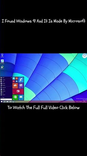 I Found Windows 9! And It Is Made By Microsoft (Sort Of) #operatingsystem #windows