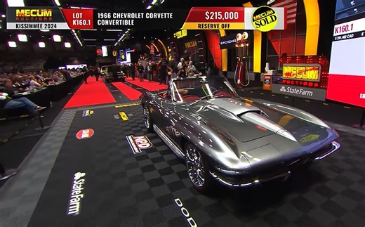 [VIDEO] Jeff Hayes Corvette Restomod Sells for $236,500 at Mecum Kissimmee - Corvette: Sales, News & Lifestyle