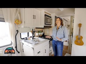 She Lives in a STUNNING RV - Financial Freedom by Tiny Home Living