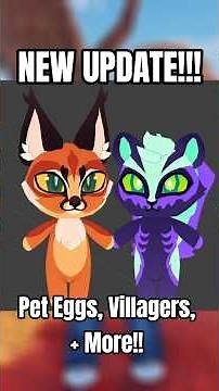 NEW UPDATE!! New Pet Eggs, Villagers, and Volcano Changes!! | #roblox #robloxshorts #critterbay