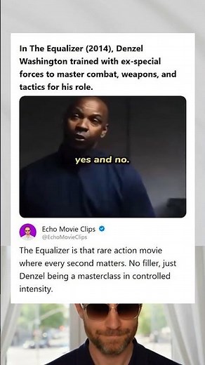 The Equalizer 2014 Denzel Washington Trained with Ex-Special Forces for Combat and Tactics