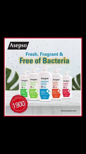Ever since its establishment in the early 1900s, #ASEPSO has been one of the most trusted soap brands, dedicated to helping people from all over the world feel fresh, fragrant and free of bacteria! Our products are meticulously manufactured to make sure you're hygenically the best you can be 🚿💦✨ 📌 Find us here too! Facebook: https://www.facebook.com/asepsosgpore Instagram: https://www.instagram.com/asepso.singapore/ TikTok: https://www.tiktok.com/@asepso.soap.singapore ___ #AsepsoSingapore #A