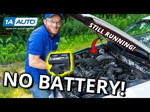 Can a Car or Truck Run with No Battery? How Vehicle Alternator and Electrical System Works!
