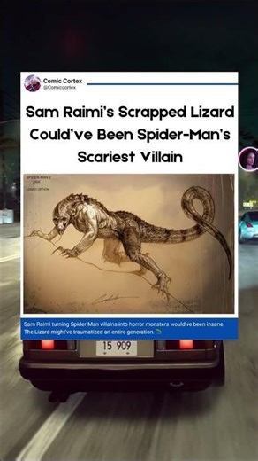Sam Raimi’s Scrapped Lizard Could’ve Been Spider-Man’s Scariest Villain #spiderman
