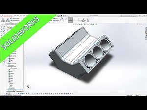 Engine Block Top - SolidWorks 2018 Training - Part Design