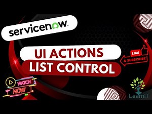 UI Action | List Control | Relationship | UI Action | List Control | Relationship Demo