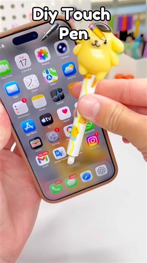 ✏️DIY Touch Pen Tutorial🖊️!? #papercrafts #cutecrafts #diycrafts #diy #crafts