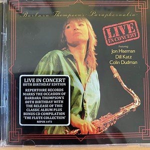 Barbara Thompson's Paraphernalia Featuring Jon Hiseman, Dill Katz, Colin Dudman - Live In Concert