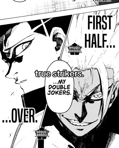 shaking off rust. #baroushoei #shidouryusei #bluelock #animanga #mangaedit