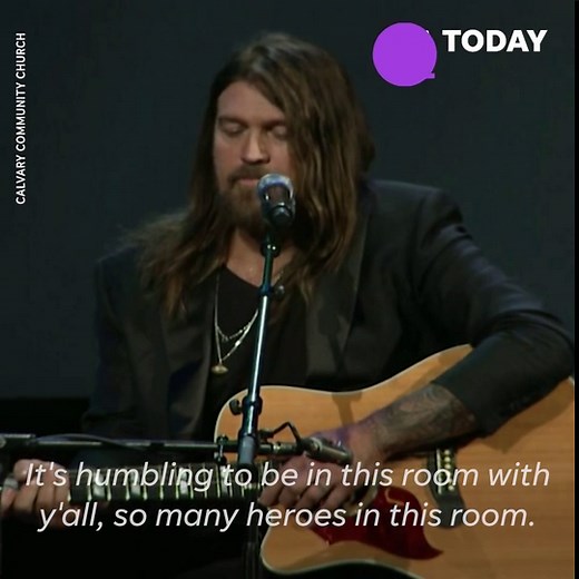 Billy Ray Cyrus pays tribute to fallen hero Sgt. Ron Helus