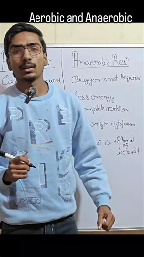 Uvais malik on Instagram: "One minute concept series 🔥 💪 Aerobic and Anaerobic respiration Class 10 biology #education #instagram #class10 #foryou #virel . . ."