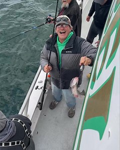 Capt mark even caught one! #mattituck #CelticQuest #Blackfish | Celtic Quest Fishing Fleet