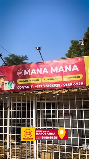 Mana Mana Prix doux ▪︎ situé à côté du rond-point Harobanda | Ouvert 7j/7 | de 09h00 à 21h00 Service client • Conseils • Livraison : WhatsApp : wa.me/91696929 • Appel : 97696929 | Groupe Mana Mana