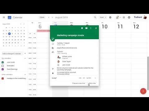 How to propose new meeting times in Google Calendar