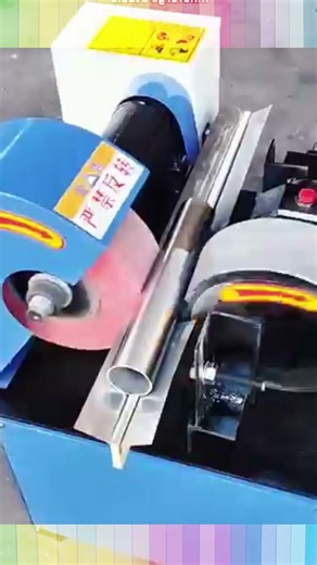 Instant Rust Removal! 🛠️ Innovative Belt Grinder for Pipes #shorts #innovation