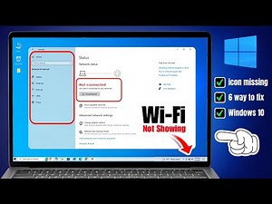 Solved Wi-Fi Option Not Showing in WINDOWS 10 2025 | Fix WiFi Missing Windows 10 | WiFi Not Showing